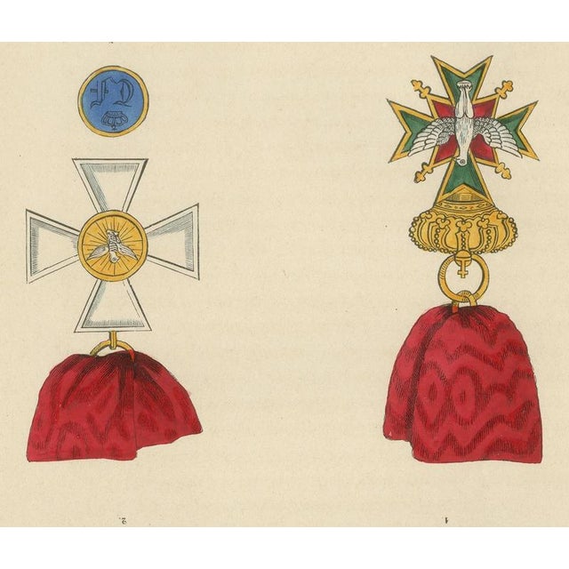 19th Century Order of the White Falcon, 1844, Paper For Sale - Image 5 of 9