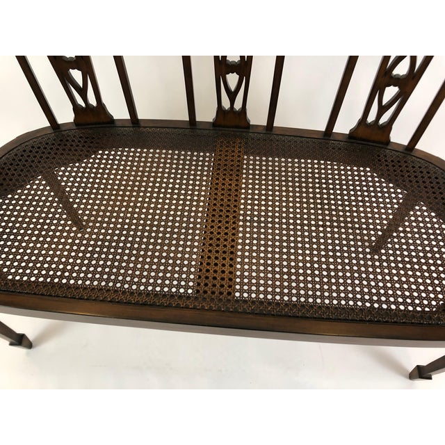 Italian Curved Fruitwood Loveseat Settee Chairish