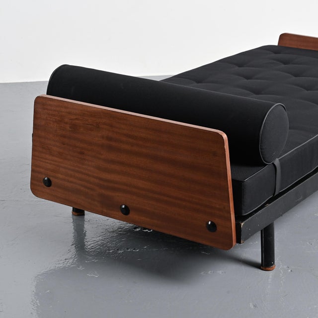Wood Scal Bed by Jean Prouvé for Steph Simon, 1960s For Sale - Image 7 of 15