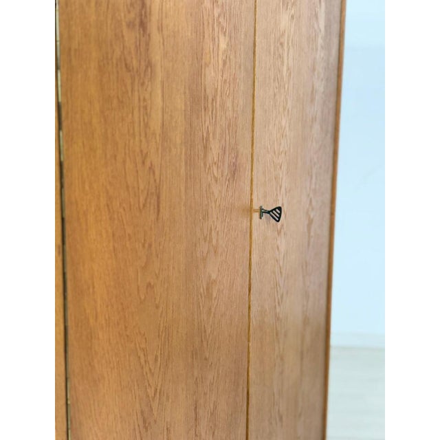 Wood Mid-Century Wardrobe in Oak & Pine, 1960s For Sale - Image 7 of 12