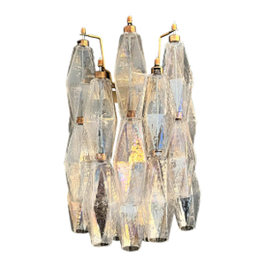Murano Italian Sconces Poliedri - 16 Iridescent Glass