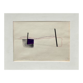 "Memoria Erotica" Abstract Lithograph, Signed, 20th Century, Unframed by Nicholas Pogany For Sale