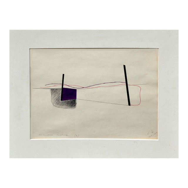 "Memoria Erotica" Abstract Lithograph, Signed, 20th Century, Unframed by Nicholas Pogany For Sale