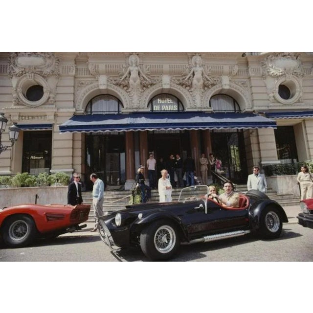 Hotel De Paris In Monaco 1977 by Slim Aarons Slim Aarons Limited Estate Edition The entrance to the Hotel de Paris in...