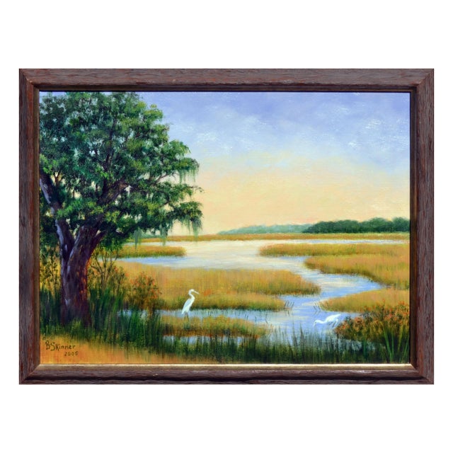 2000 - 2009 California Wetlands Landscape -- Elkhorn Slew by B. Skinner For Sale - Image 5 of 5