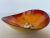 Red Small Red and Orange Vintage Splatter Painted Enamel on Copper Bowl For Sale - Image 8 of 11