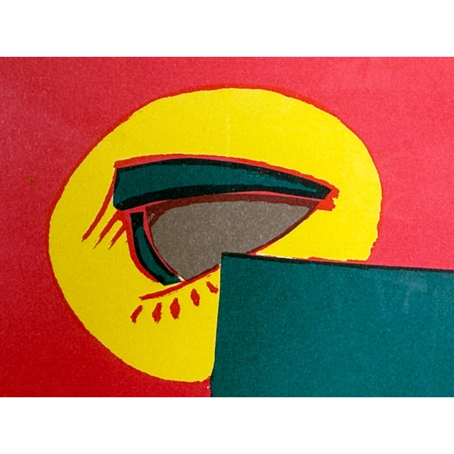 1980s Vintage Original Milton Glaser Lithograph Print / Poster for Long Wharf Theatre 25 Years For Sale - Image 5 of 8