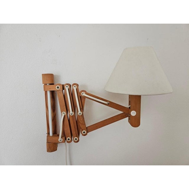 Ikea Mid-Century Modern Swedish Scissor Wall Lamp from Ikea, 1979 For Sale - Image 4 of 16