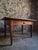 Wood Antique French Walnut Farmhouse Dining Table with Drawer, 1900s For Sale - Image 7 of 18