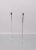 One Left Kurt Verson Style Thin Line Adjustable Height Chrome Floor Lamps For Sale - Image 4 of 9