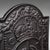 Metal Antique Fireplace Hearth Set, English, Cast Iron, Fire Back, Grate, Victorian For Sale - Image 7 of 12