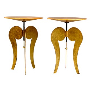 Carmen Side Tables by Sergio Terzani and Jean-Francois Crochet, 1980s, Set of 2 For Sale
