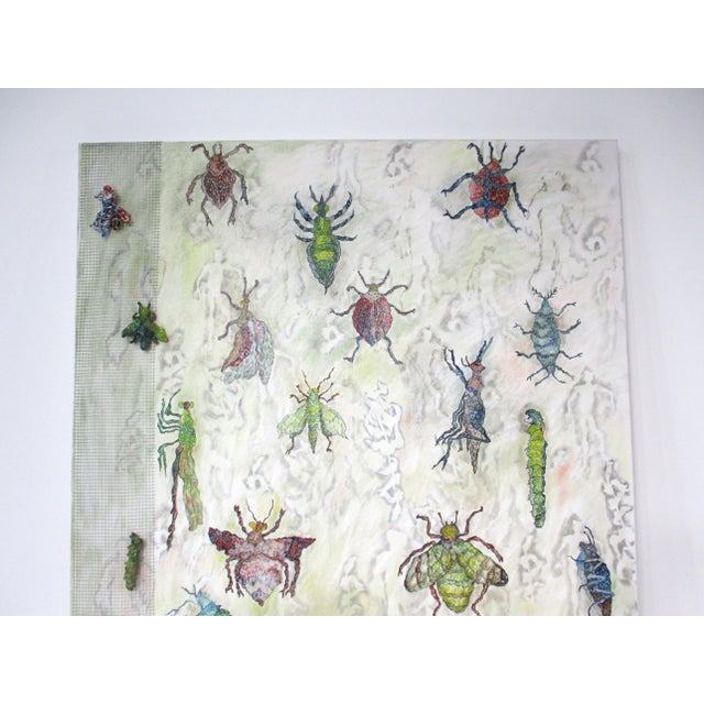 Various Artists Mid Century Painting " Life of Bugs " by Rita Wasserman For Sale - Image 4 of 16
