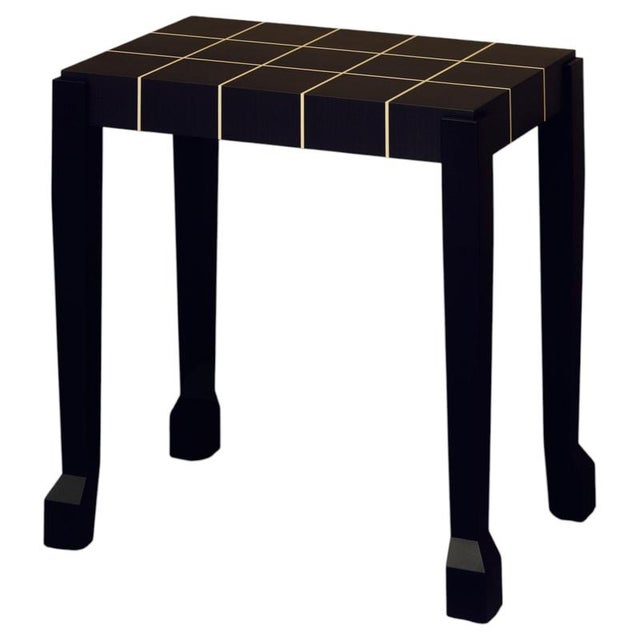 Hooves Side Table in Ebony Wood by Veermakers For Sale - Image 9 of 9