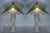 Vintage Alabaster and Glass Table Lamps, Set of 2 For Sale - Image 6 of 13
