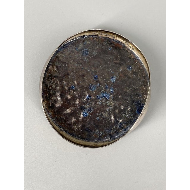 Lidded Box in 925 Sterling Silver with Enameled Zodiac Signs, 1960s For Sale - Image 14 of 18