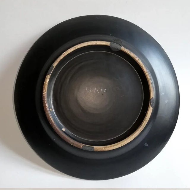 1950s Vintage Plate from Deruta Ceramics For Sale - Image 5 of 7