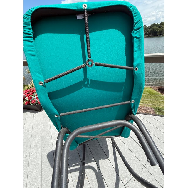 Mid-Century Modern 1950s Barwa Canvas Lounge Chair For Sale - Image 3 of 6