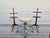 Vintage Wooden Spindle Adjustable Floor Candle Stands For Sale - Image 15 of 15