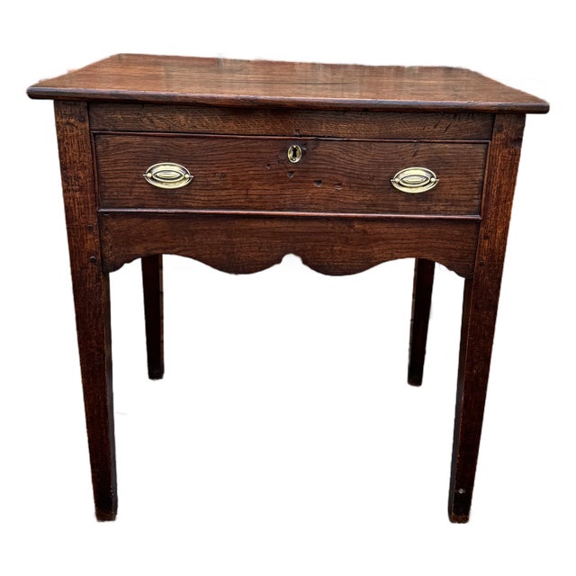 19th Century English Single Drawer Side Table For Sale
