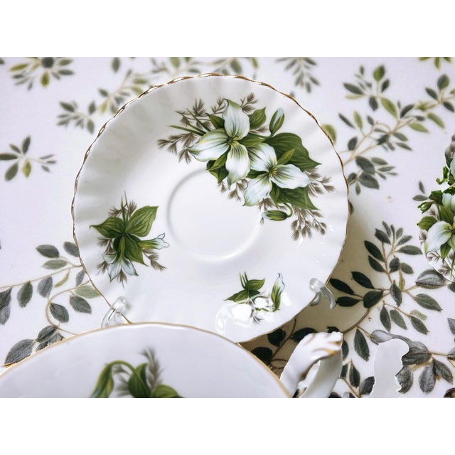 Vintage Trillium Set for Six People from Royal Albert, 1980s, Set of 12 For Sale - Image 11 of 18