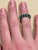 35 Pointer Each 4.5 Carat Emerald Anniversary Eternity Band / Ring in Platinum, Size 6 For Sale - Image 12 of 18