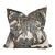 Thibaut Asian Scenic Pillow Cover in Grey, 20x20 Pillow For Sale