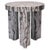 Gold Bamboo and Marble Carrara Side Table Inlay by Reda Amalou Design For Sale - Image 8 of 8