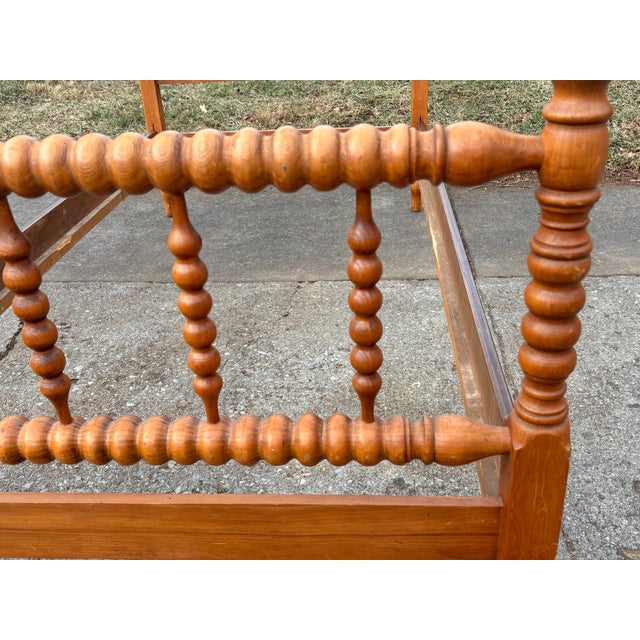 Vintage Twin Size Jenny Lind Spindle or Spool Bed For Sale - Image 12 of 16