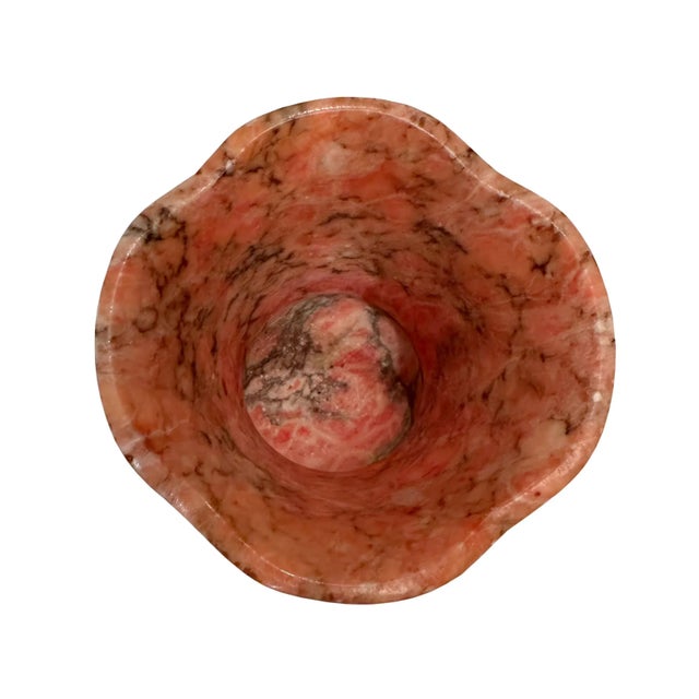 1940s Mid Century Italian Marble Vase For Sale - Image 4 of 6