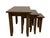 Mission Oak Nesting Tables - Set of 3 - Walnut For Sale In Chicago - Image 6 of 10