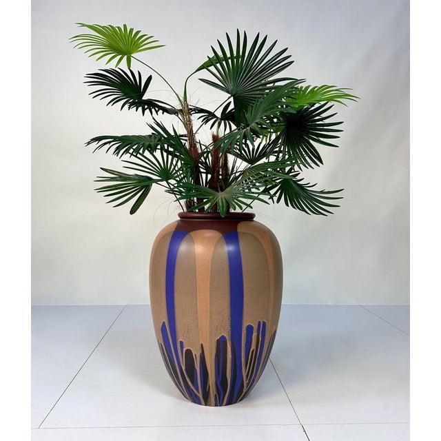 Ceramic Large Ceramic Art Floor Vase from Steuler Keramik, West Germany, 1980s For Sale - Image 7 of 18