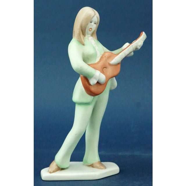 Mid-Century Modern 20th Century Porcelain Sculptures of 4 Children from Hollohàza Manufactory, Aquincum, Hungary, Mid-1950s, Set of 4 For Sale - Image 3 of 18