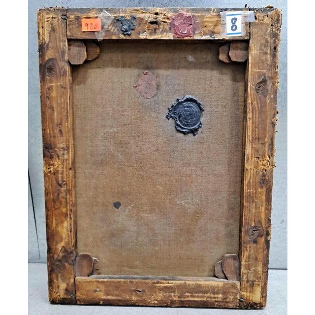 18th - 19th C. Portrait Painting After Petrus Staverenus Depicting Man Holding Bottle For Sale - Image 10 of 10