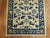 Ivory Blue Chinese 20th Century Throw Rug - 3' x 5'10" For Sale In New York - Image 6 of 6