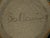 Hand Thrown Signed Teal Blue Glossy Ceramic Vase Pottery From Basel Switzerland For Sale In Los Angeles - Image 6 of 7