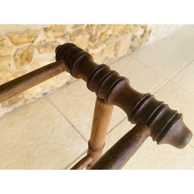 Antique French Three-Tiered Towel Stand, 1890s For Sale - Image 10 of 18