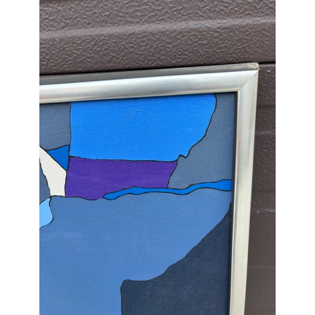 1960s Oil on Canvas Painting For Sale In Philadelphia - Image 6 of 9