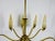 Mid-Century Modern Mid-Century Modern Italian Brass and Glass Chandelier, 1960s For Sale - Image 3 of 13
