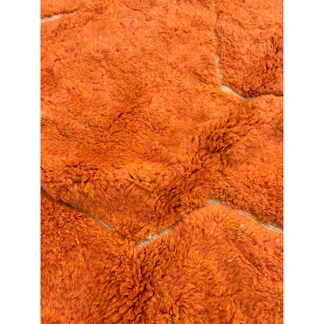 Mid-Century Modern Moroccan Beni M’rirt Wool Rug – Hand Knotted Geometric Berber Carpet, Large Luxury Area Rug For Sale - Image 3 of 10