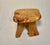 Birdseye Maple Natural Tree Stump Side Accent Table For Sale - Image 4 of 12
