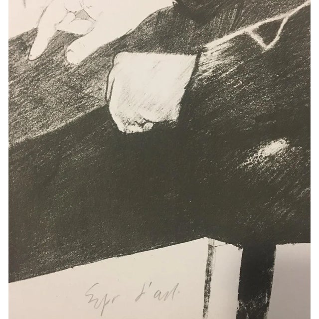 The Print Collector(Portrait of Felix Mann) - 1960s - David Hockney - Lithograph 1969 For Sale - Image 4 of 5