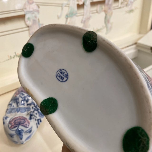 1970s 1970s Asian Chinoiserie Cat Catchall Box For Sale - Image 5 of 8