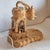 1980s Niklas 2 Snidare Hand-Carved Folk Art Wood Lamp For Sale - Image 4 of 7