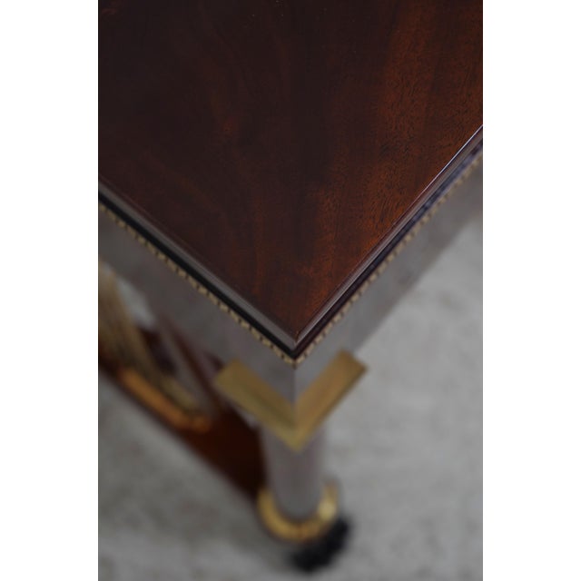 Kindel Neoclassical Mahogany Winterthur End Table For Sale - Image 12 of 18