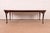 Queen Anne Henkel Harris Queen Anne Solid Mahogany Extension Dining Table, Newly Refinished For Sale - Image 3 of 15