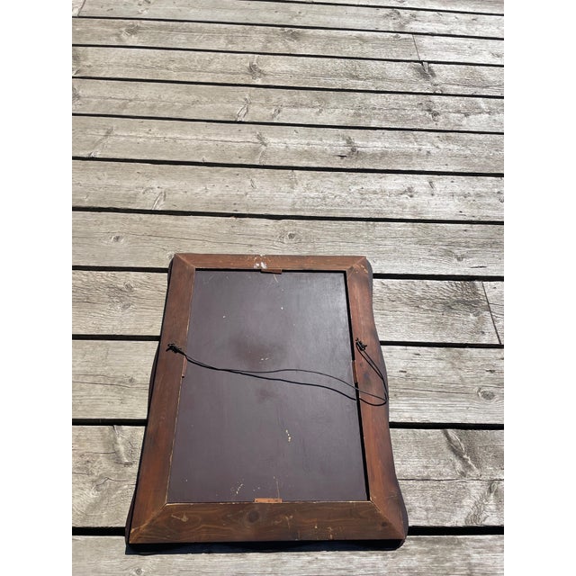 Venetian Salmon Pink Mirror, 1950s For Sale - Image 4 of 5
