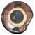 Glass 1980's Studio Stoneware Pottery Wall Mirror - Convex For Sale - Image 7 of 7