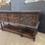 English Antique English Carved Oak Sideboard With Intricate Geometric Carvings and Brass Hardware For Sale - Image 3 of 18
