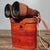 This striking pair of antique binoculars, or field glasses, is a fine example of vintage optical craftsmanship. The...